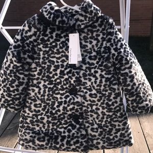 Calvin Klein  Toddler Faux Fur Coat